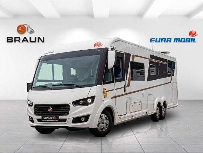 Eura Mobil Integra 890 QB ALKO HUBST&Uuml;TZEN 2xTV Dachklima