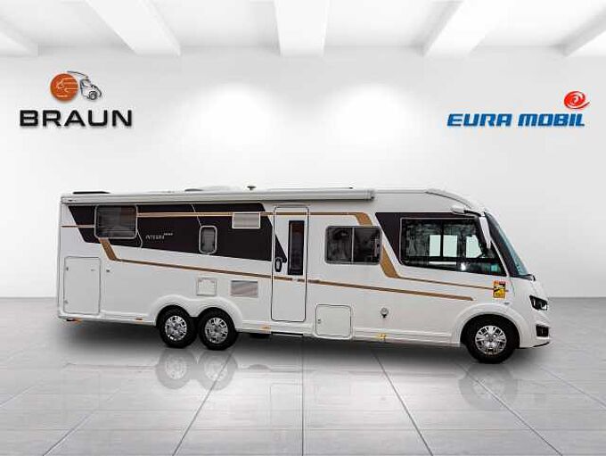 Eura Mobil Integra 890 QB ALKO HUBST&Uuml;TZEN 2xTV Dachklima