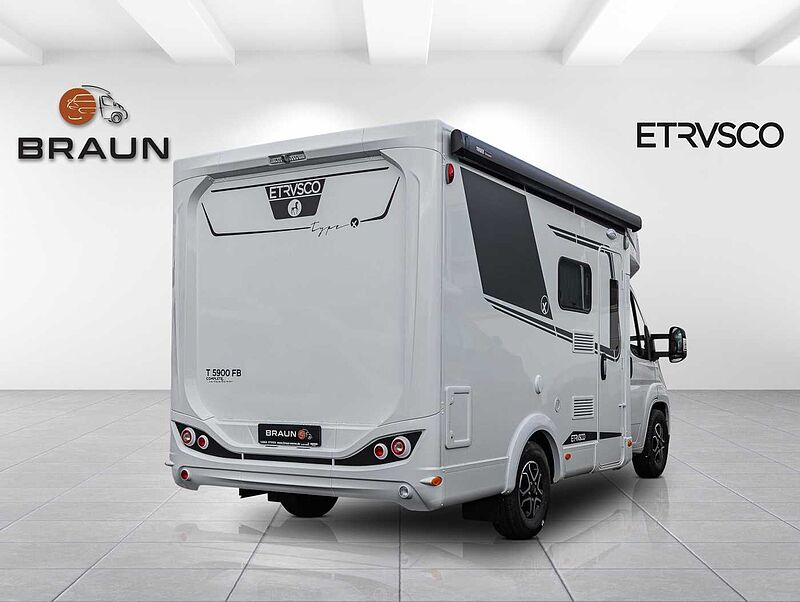 Etrusco T 5900 FB Automatik + Hubbett UPE87.881,-€