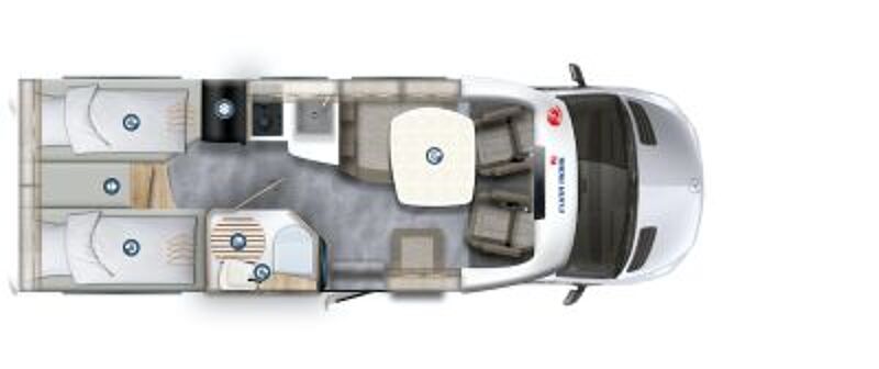 Eura Mobil Profila T 726 EB Comfort 4 Pakete Backofen MJ26